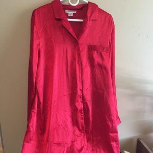 Silky Red PJ Dress